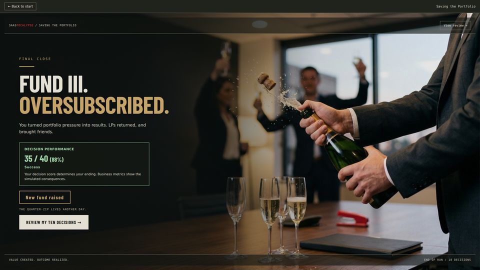 Investor ending: a new fund raised